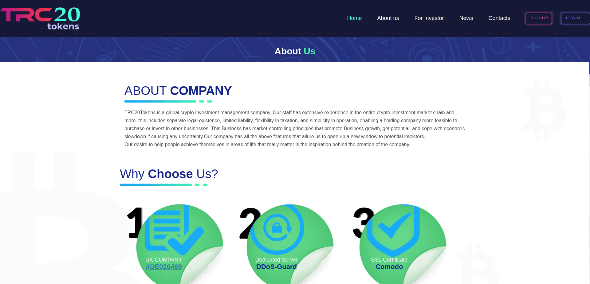 Screenshot for trc20tokens.top - 4