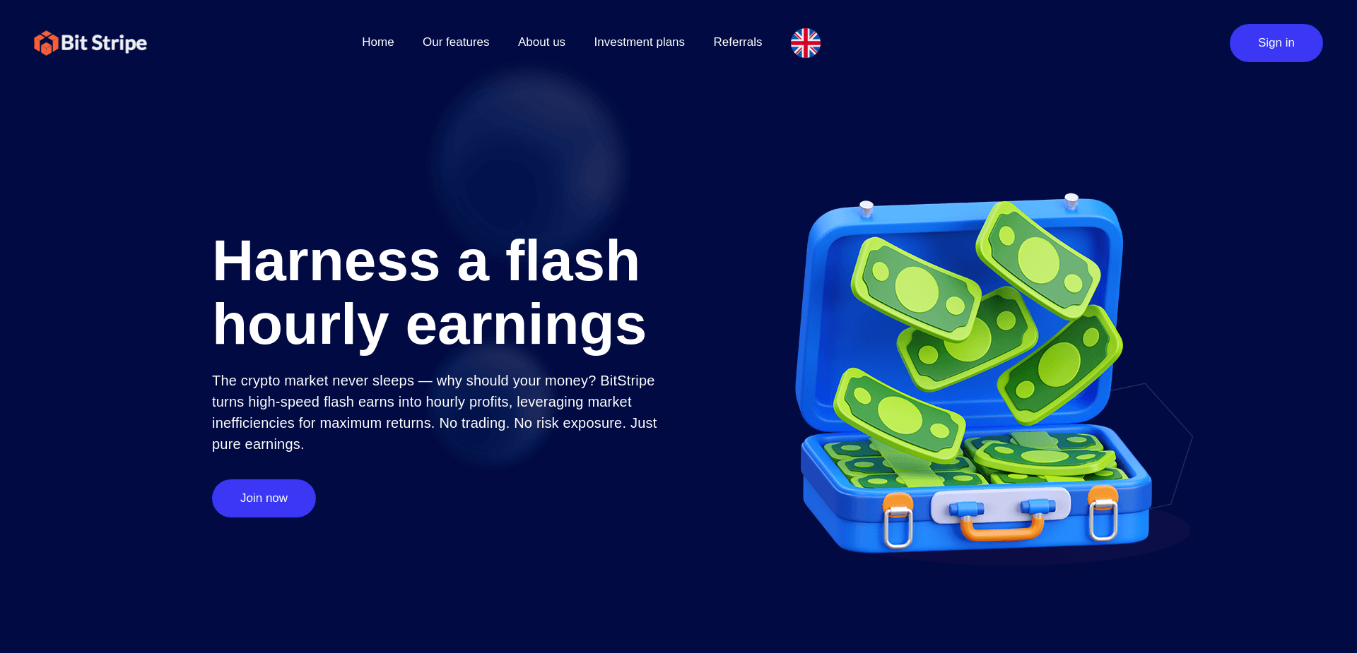 Screenshot for bitstripe.top - 0