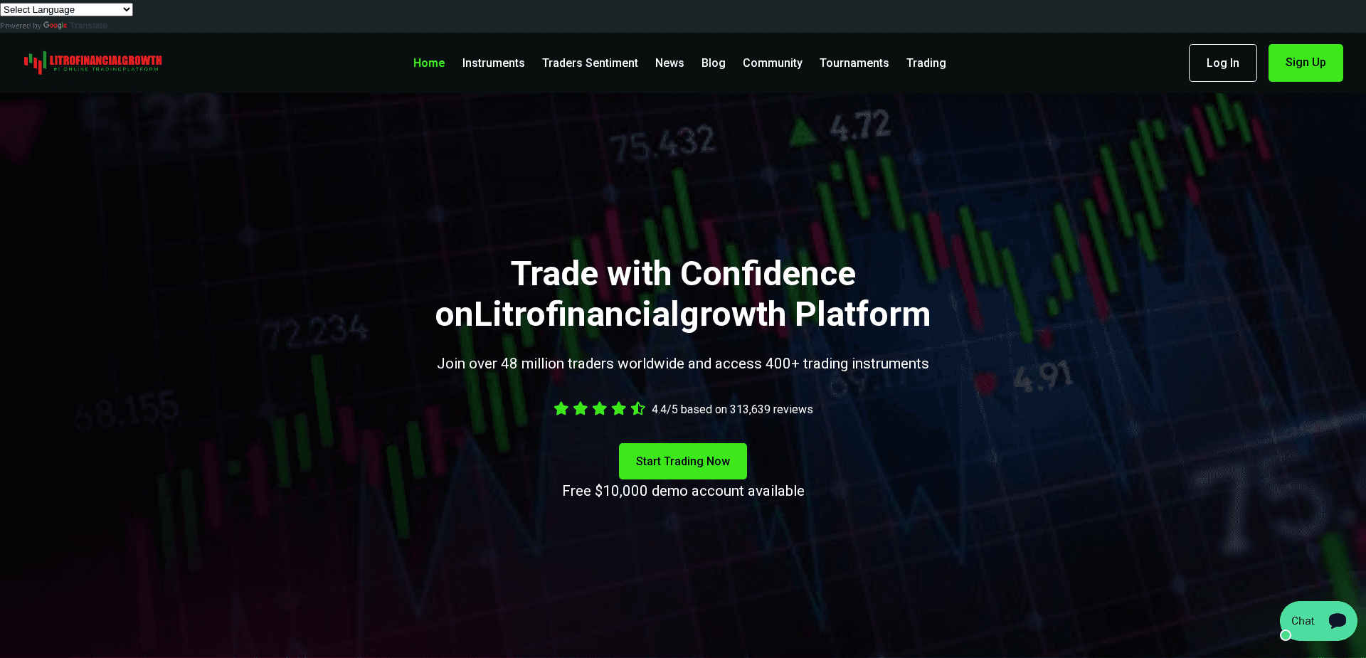 Screenshot for litrofinancialgrowth.com - 2