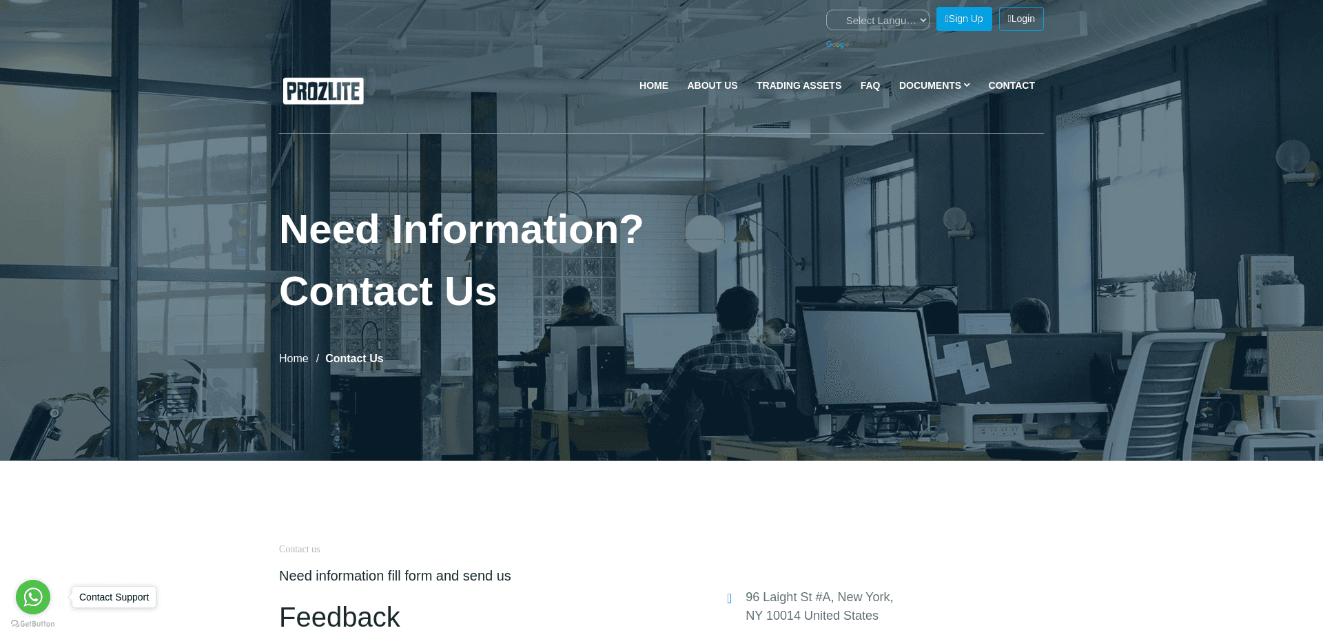 Screenshot for prozlite.com - 0