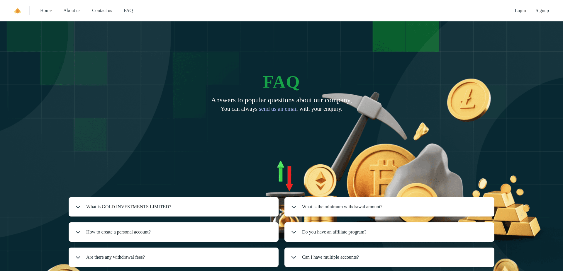 Screenshot for goldinvestments.store - 0