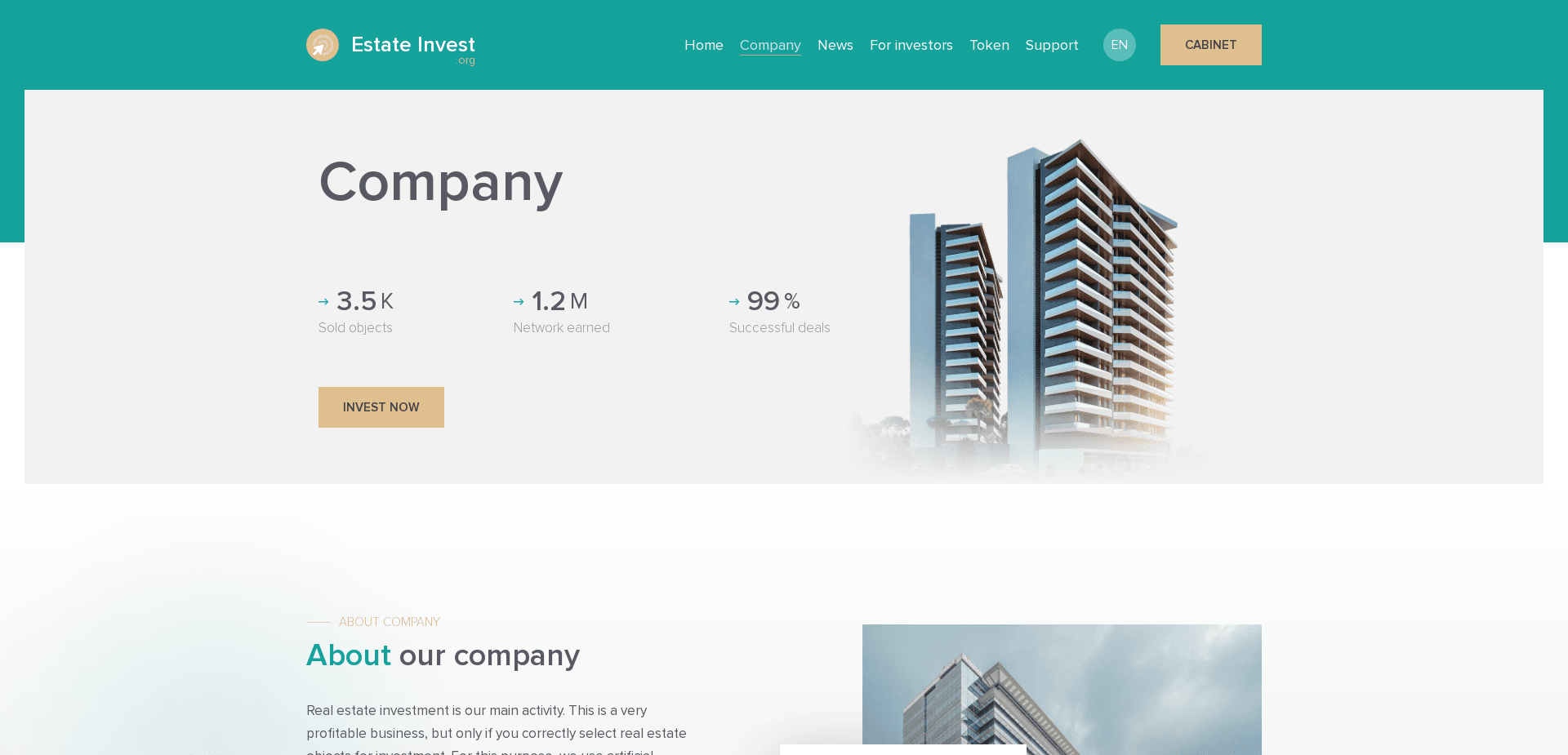 Screenshot for estateinvest.org - 2