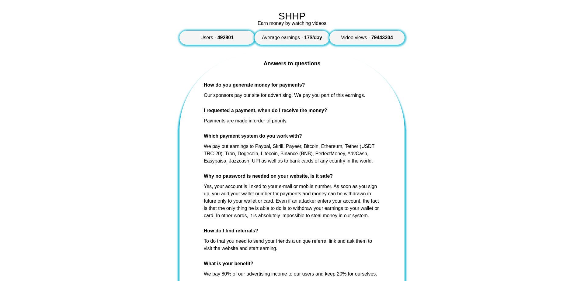 Screenshot for shhp.pw - 1