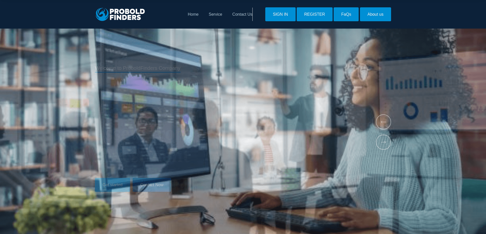 Screenshot for proboldfinders.com - 3