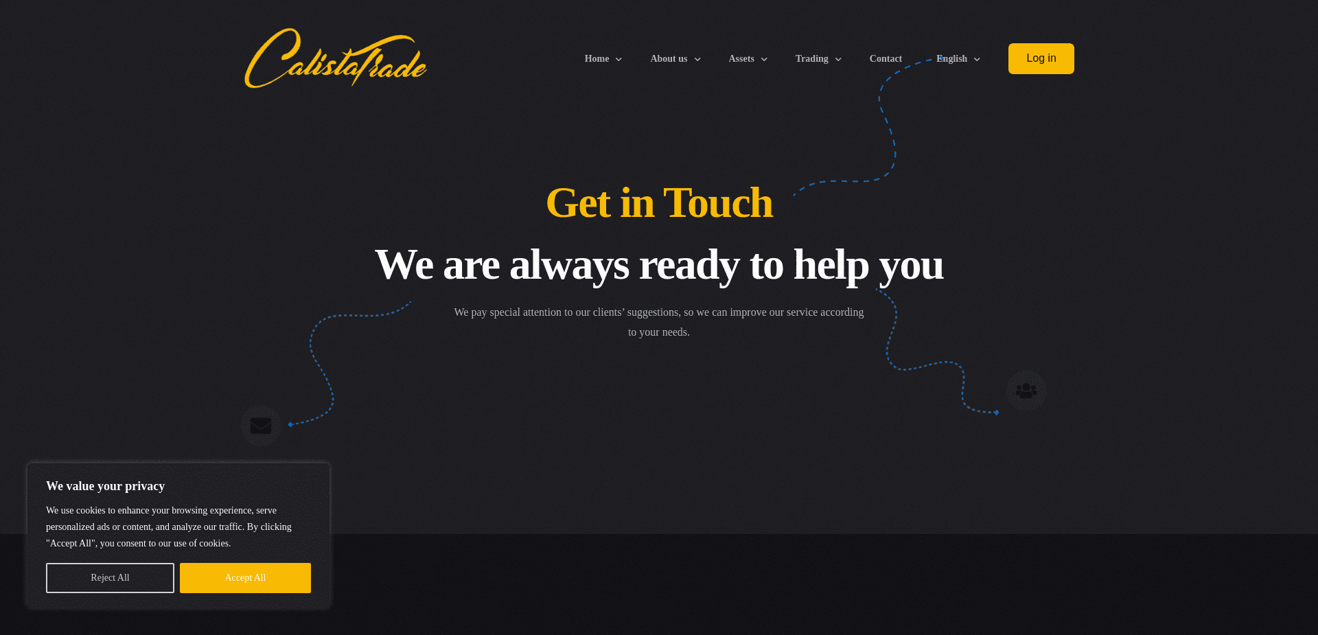 Screenshot for calistatrade.com - 2