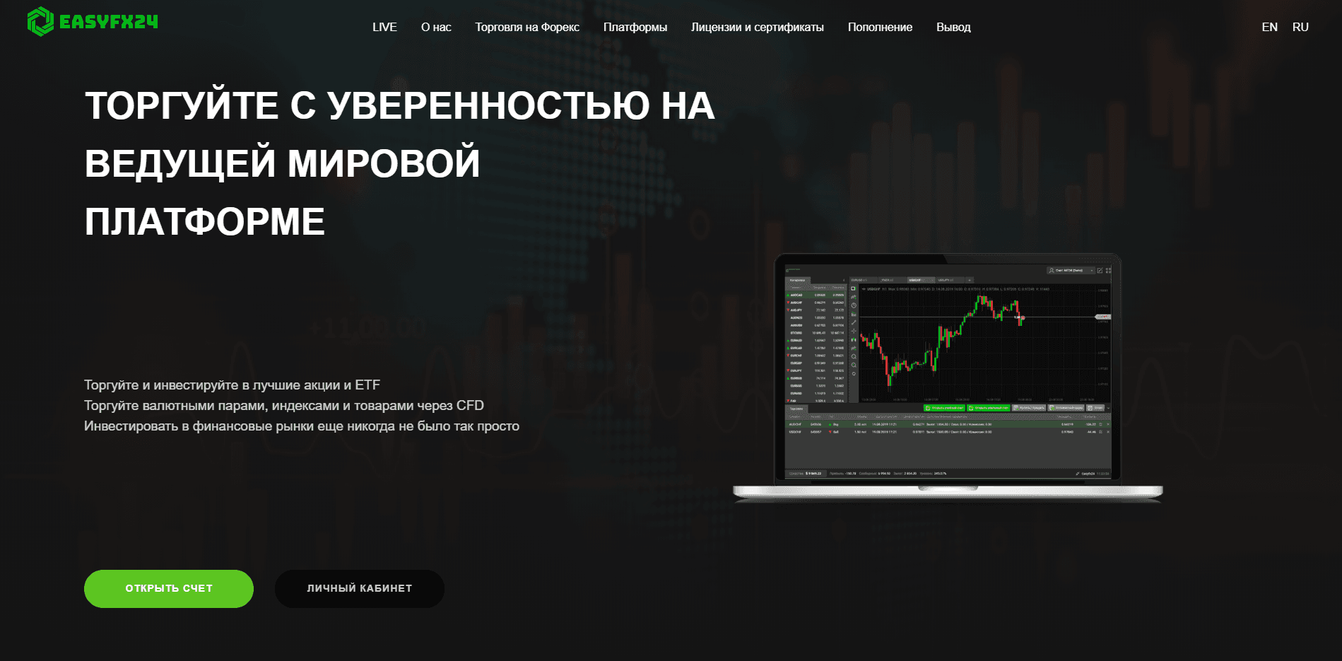 EasyFX24 отзывы и обзор. Развод, лохотрон или правда. Только честные и правдивые отзывы на Baxov.Net