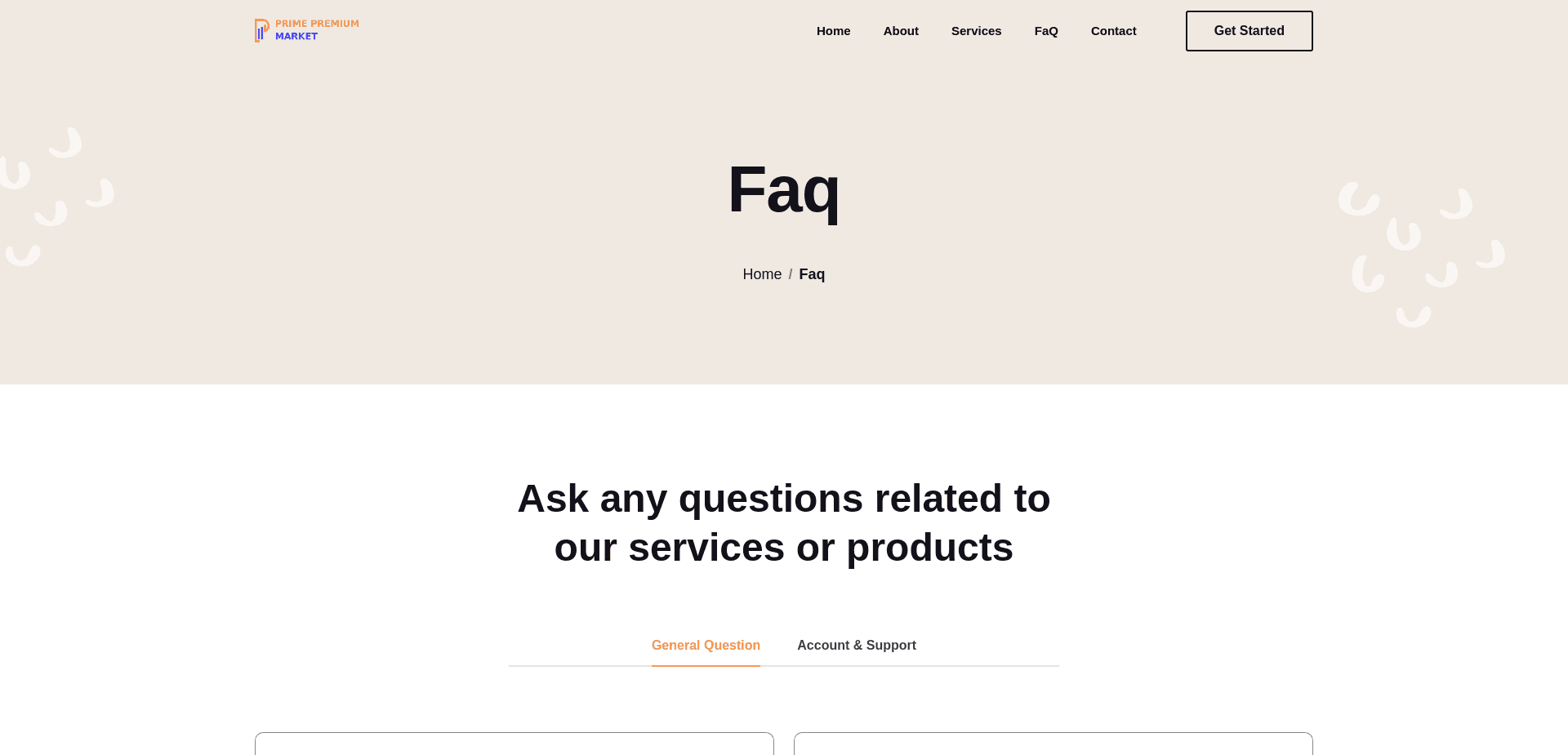 Screenshot for primepremiummarket.com - 1