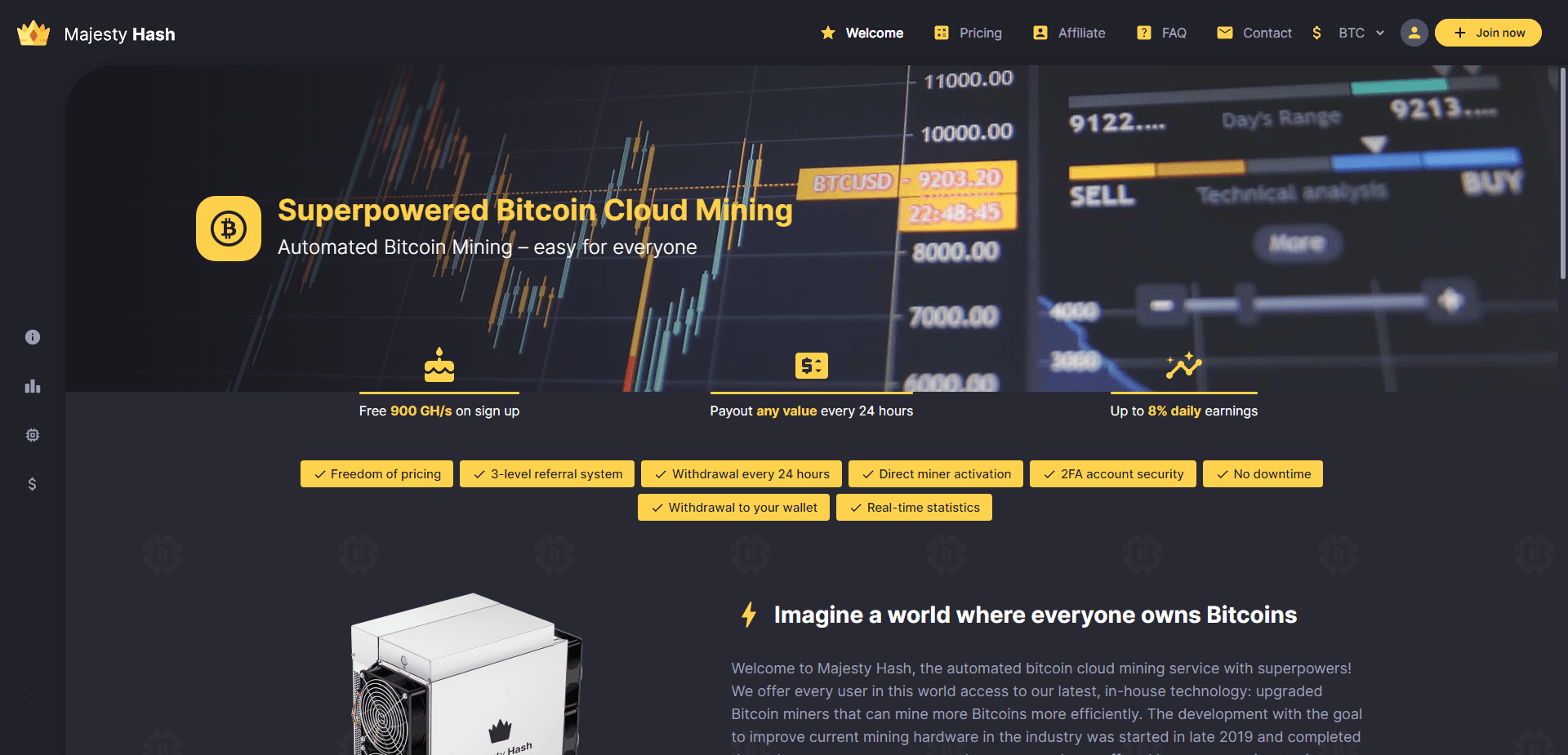 Majesty Hash отзывы и обзор. Развод, лохотрон или правда. Только честные и правдивые отзывы на Baxov.Net
