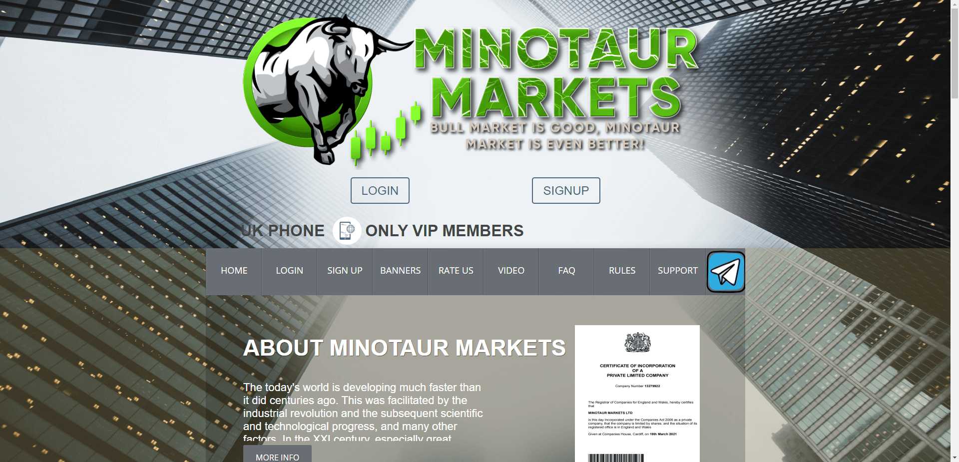 Minotaur Markets Ltd отзывы и обзор. Развод, лохотрон или правда. Только честные и правдивые отзывы на Baxov.Net