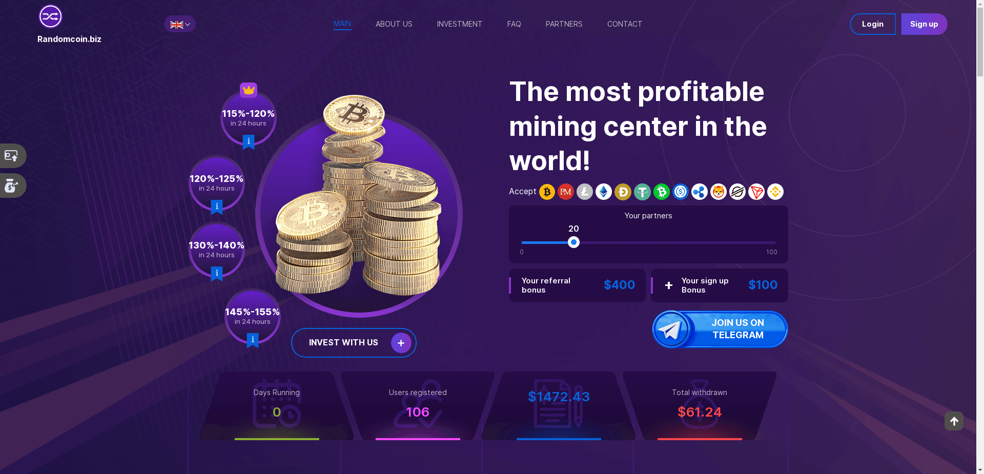 Randomcoin отзывы и обзор. Развод, лохотрон или правда. Только честные и правдивые отзывы на Baxov.Net