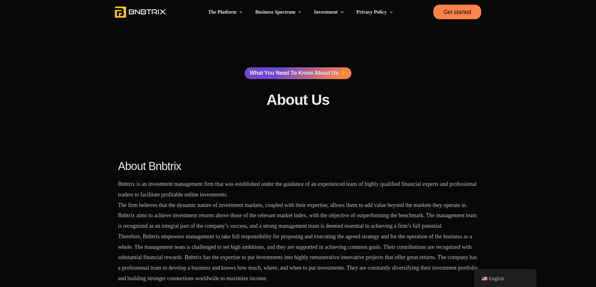 Screenshot for bnbtrix.com - 1