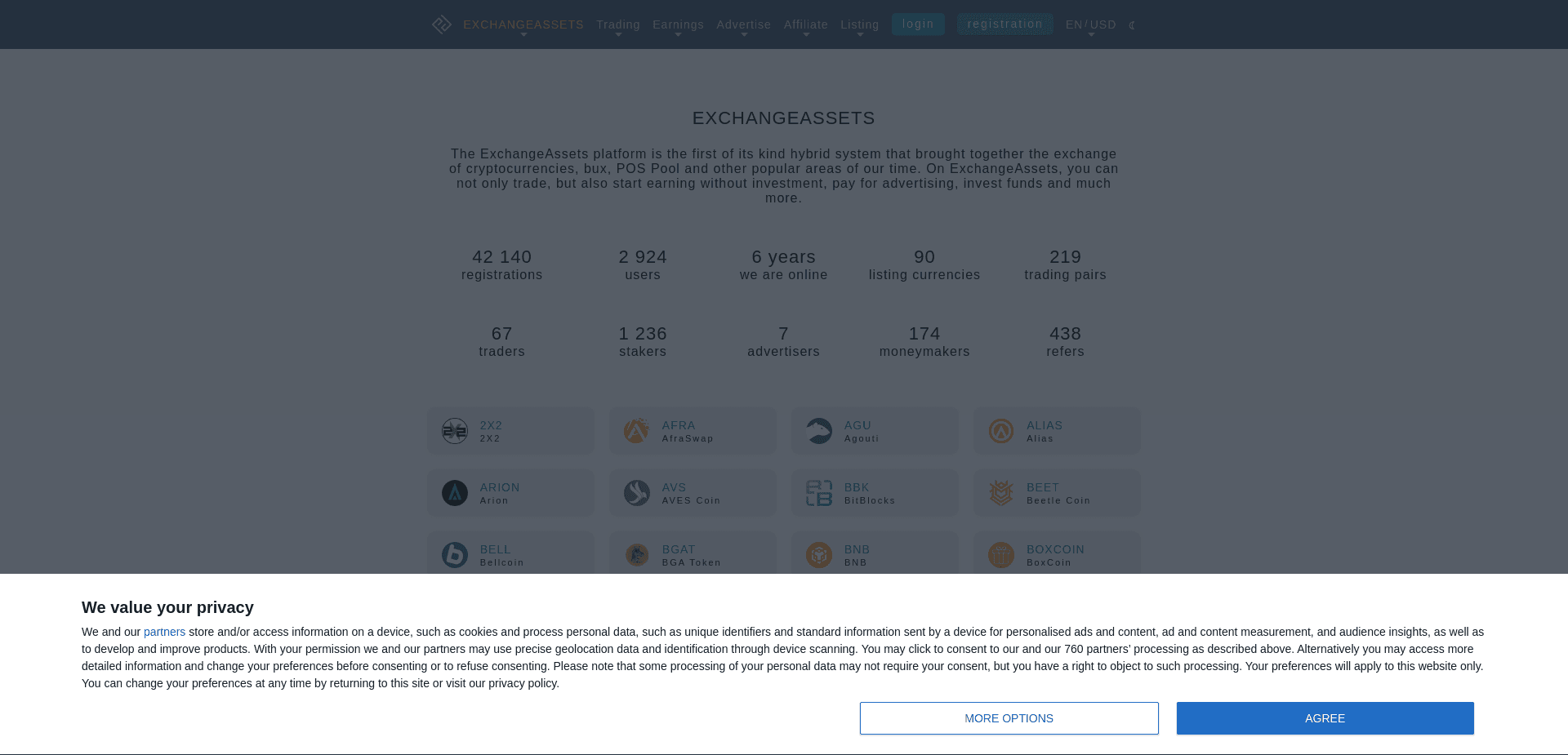 Screenshot for exchange-assets.com - 0