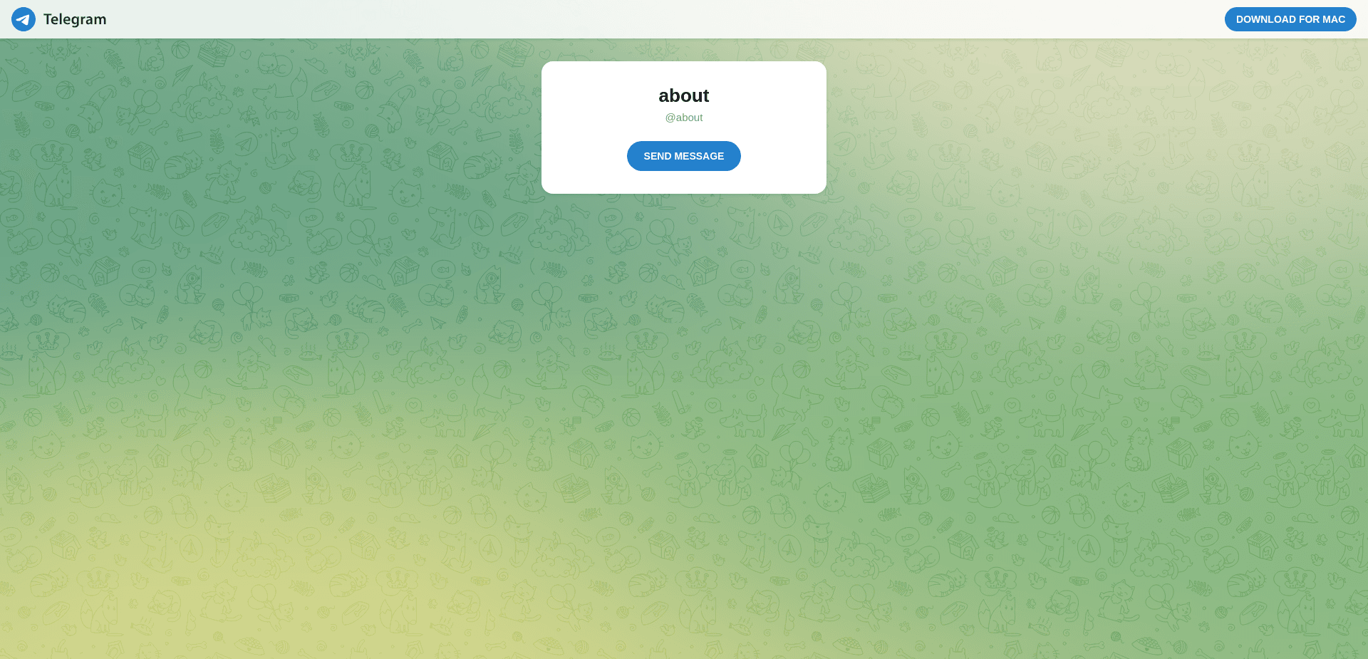 Screenshot for t.me - 0