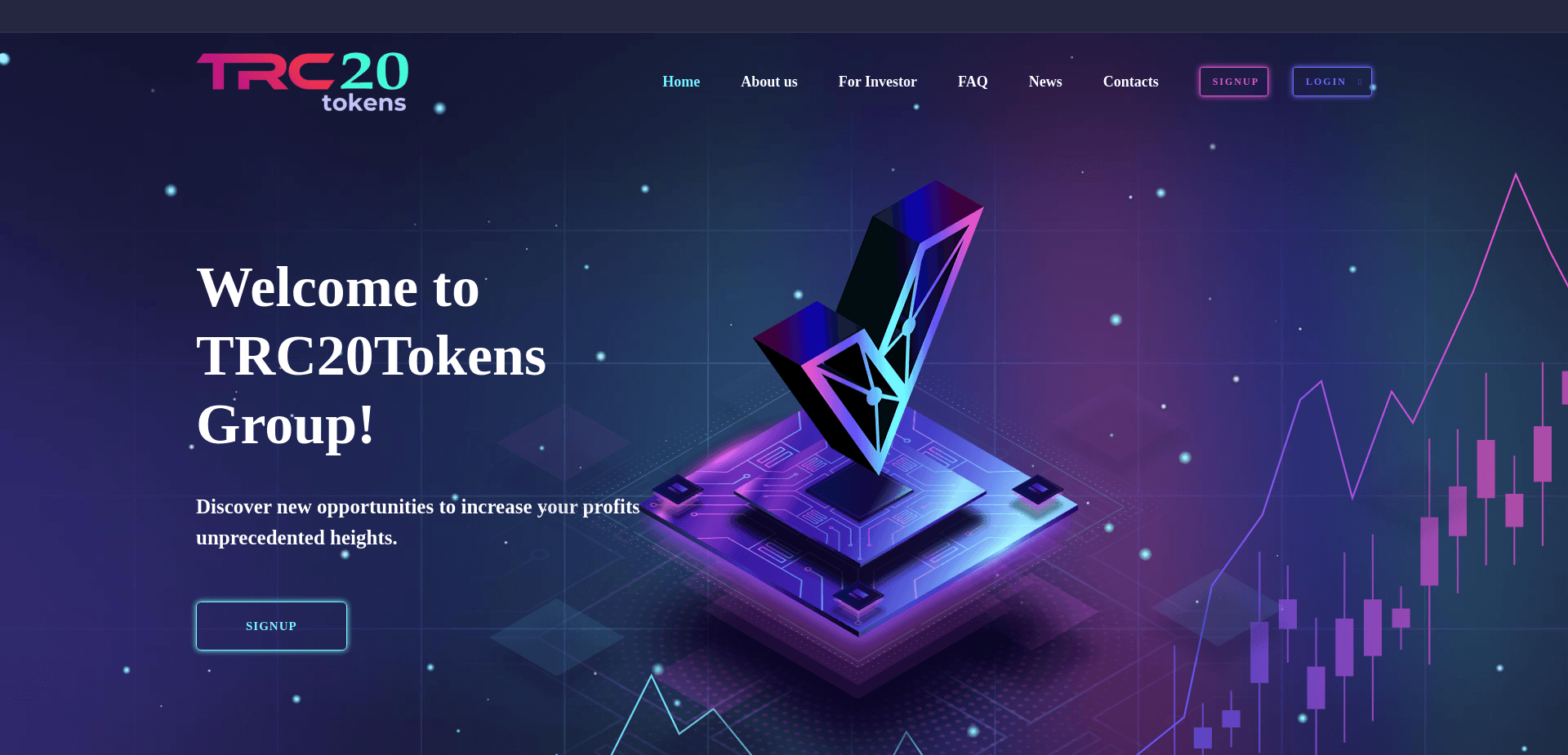 Screenshot for trc20tokens.top - 0