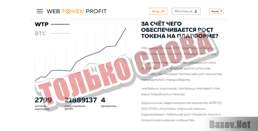 Web Token Profit Только слова