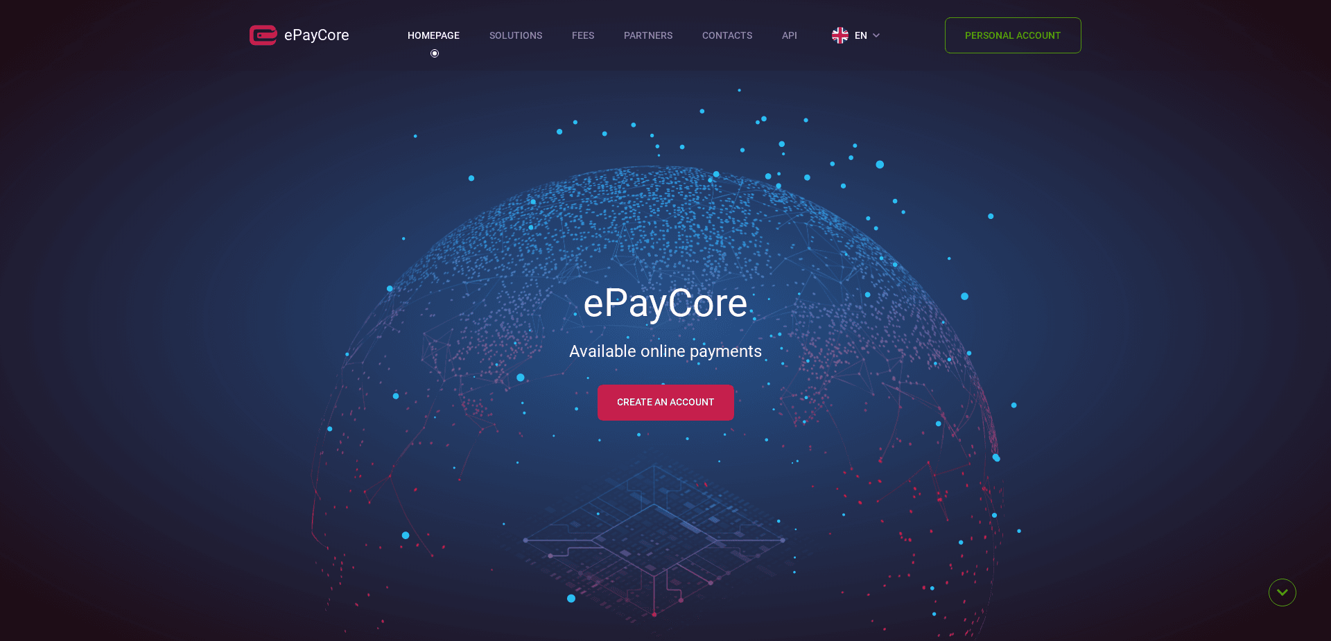 Screenshot for epaycore.com - 1