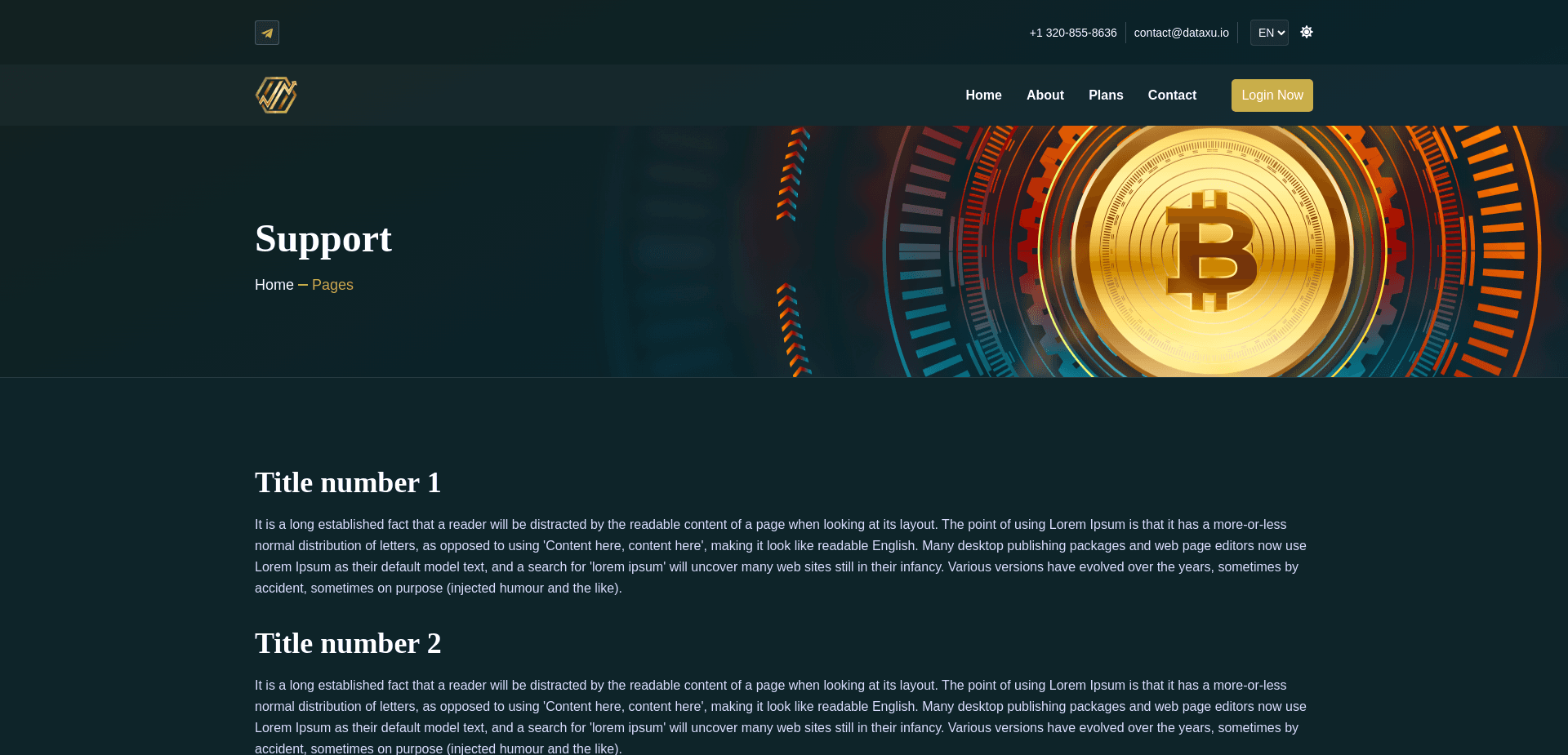 Screenshot for dataxu.io - 4