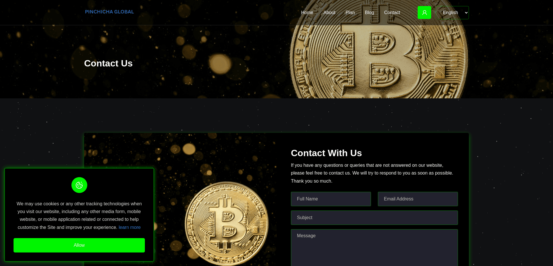 Screenshot for pinchicha-global.live - 2