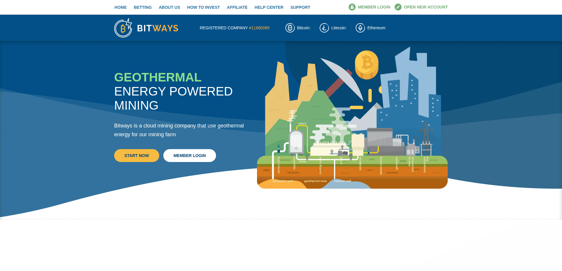 Screenshot for bitways.io - 0
