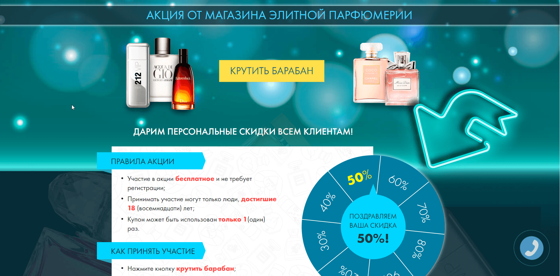 Акции на парфюмерию - лохотрон