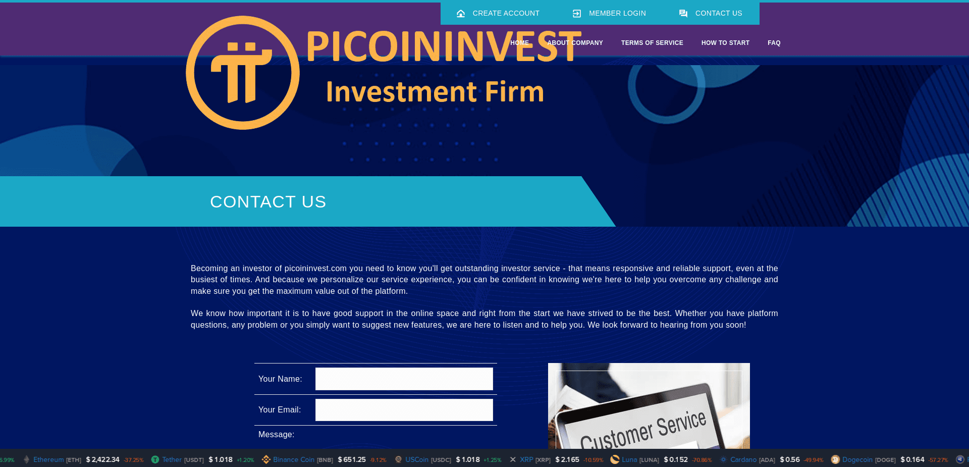 Screenshot for picoininvest.com - 1
