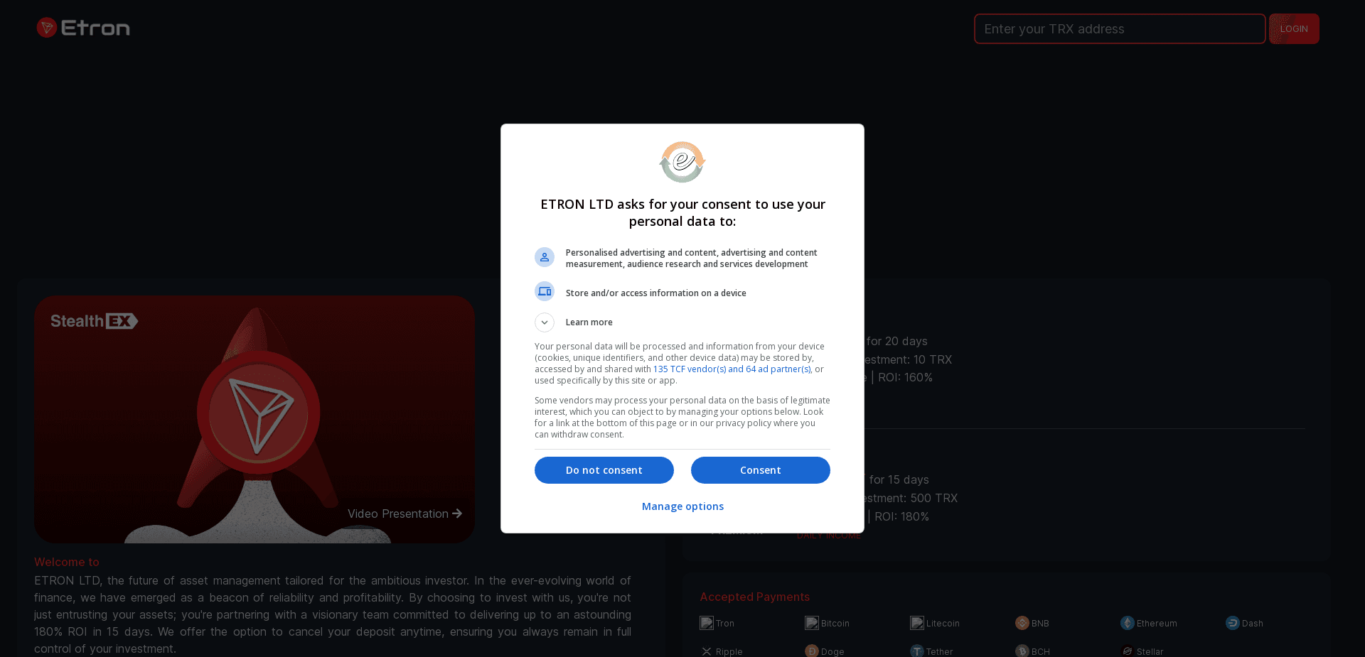 Screenshot for etron.pro - 2