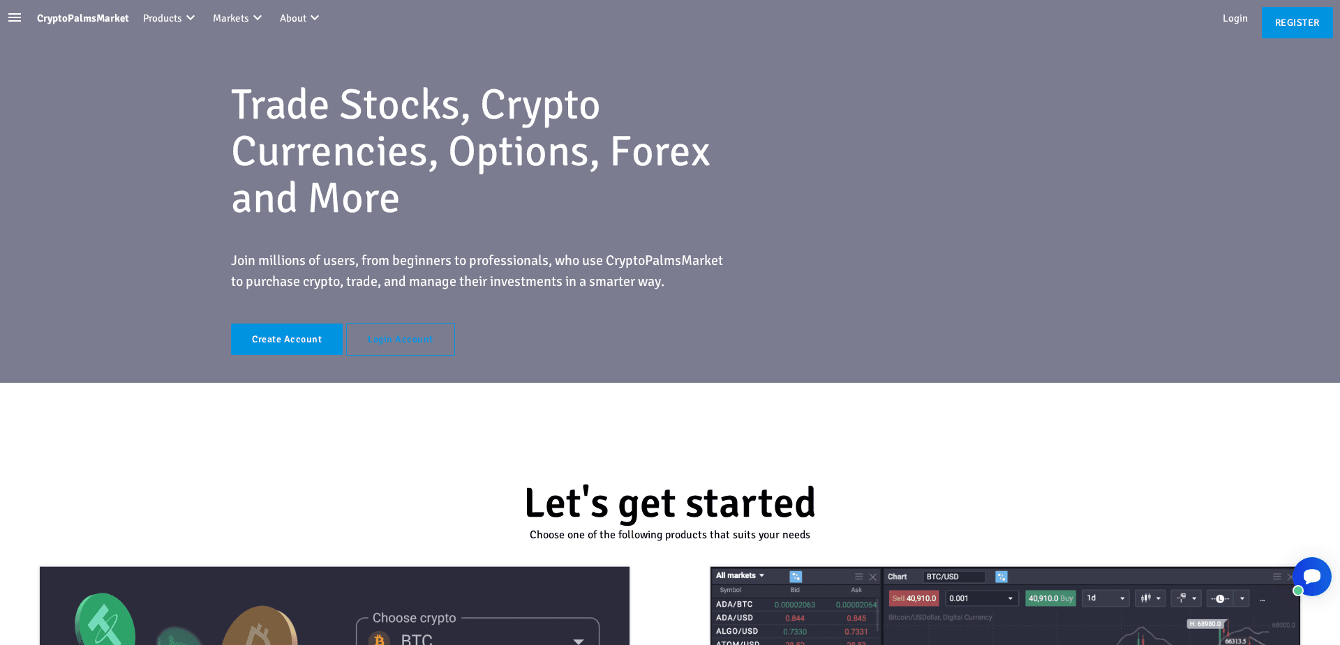 Screenshot for cryptopalmsmarket.com - 4