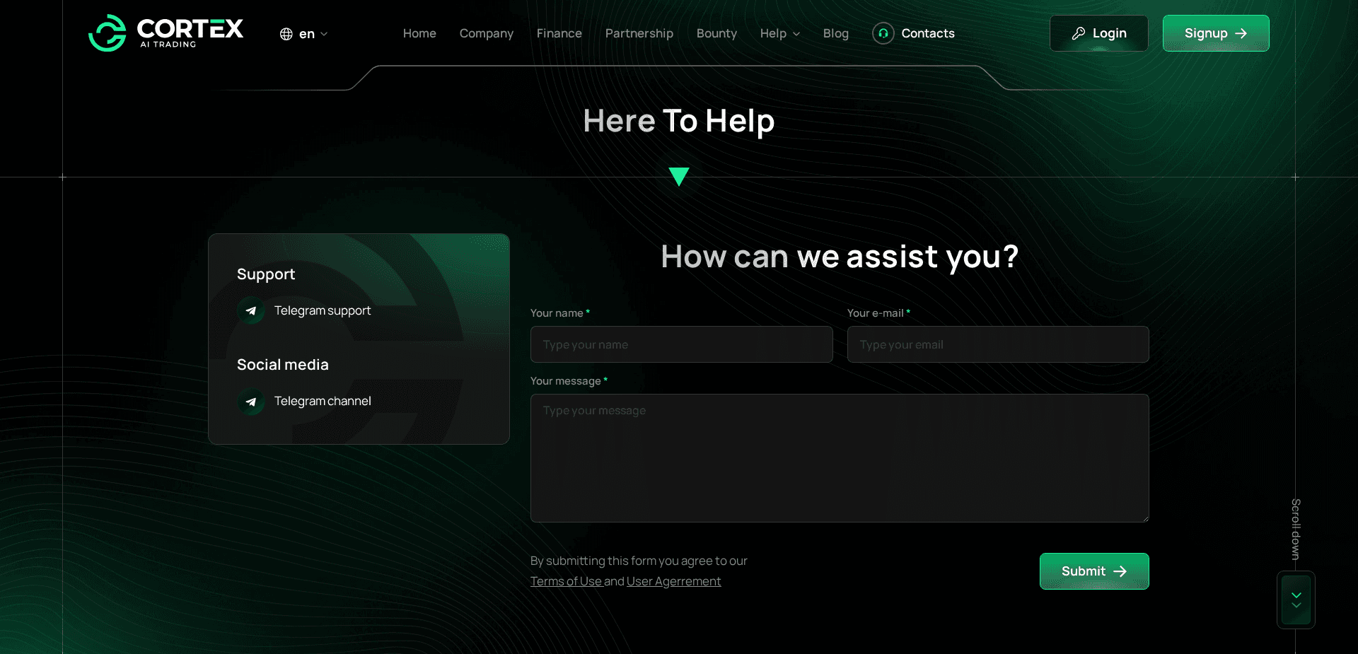 Screenshot for cortextradz.com - 5