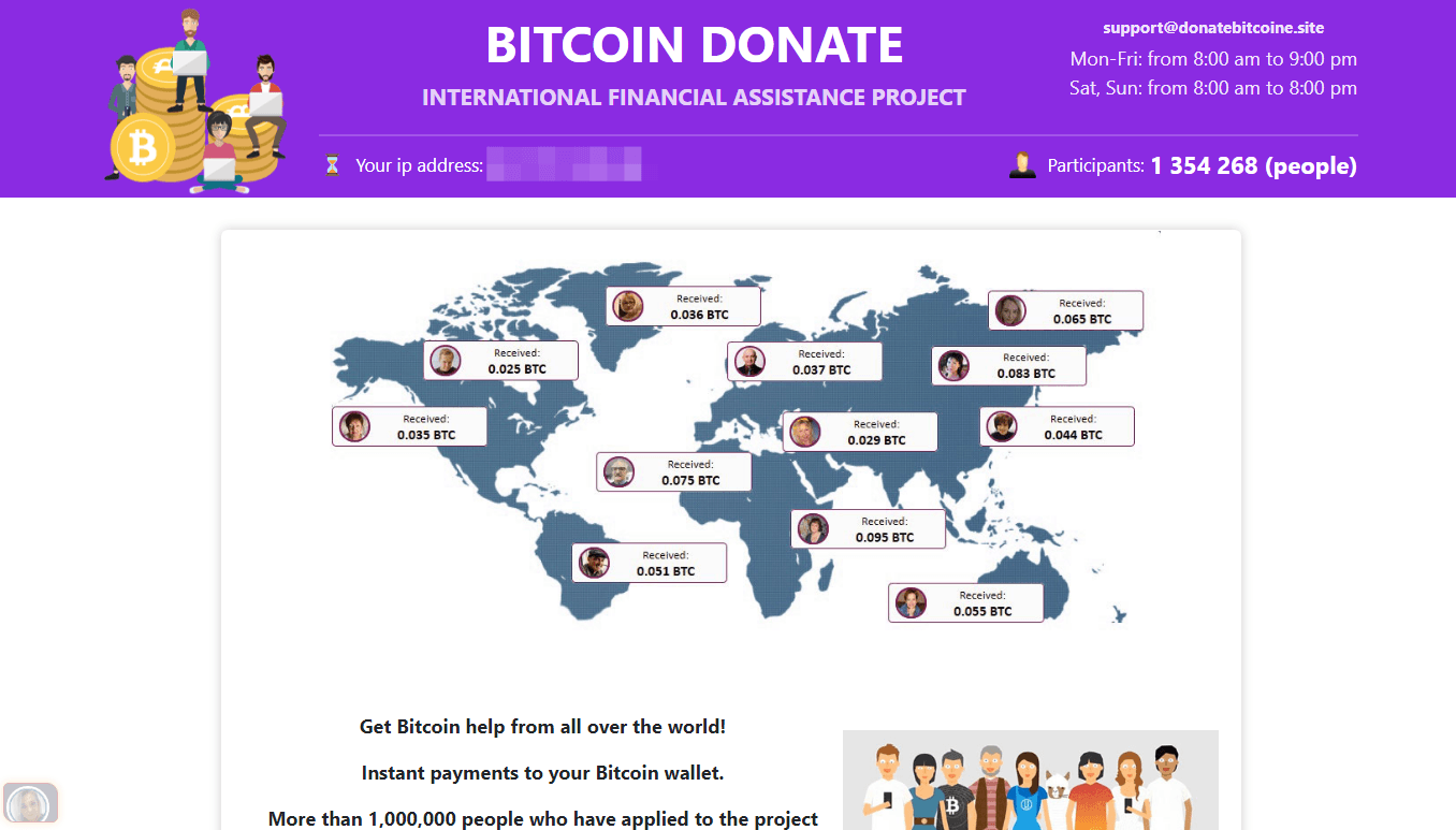 Bitcoin Donate