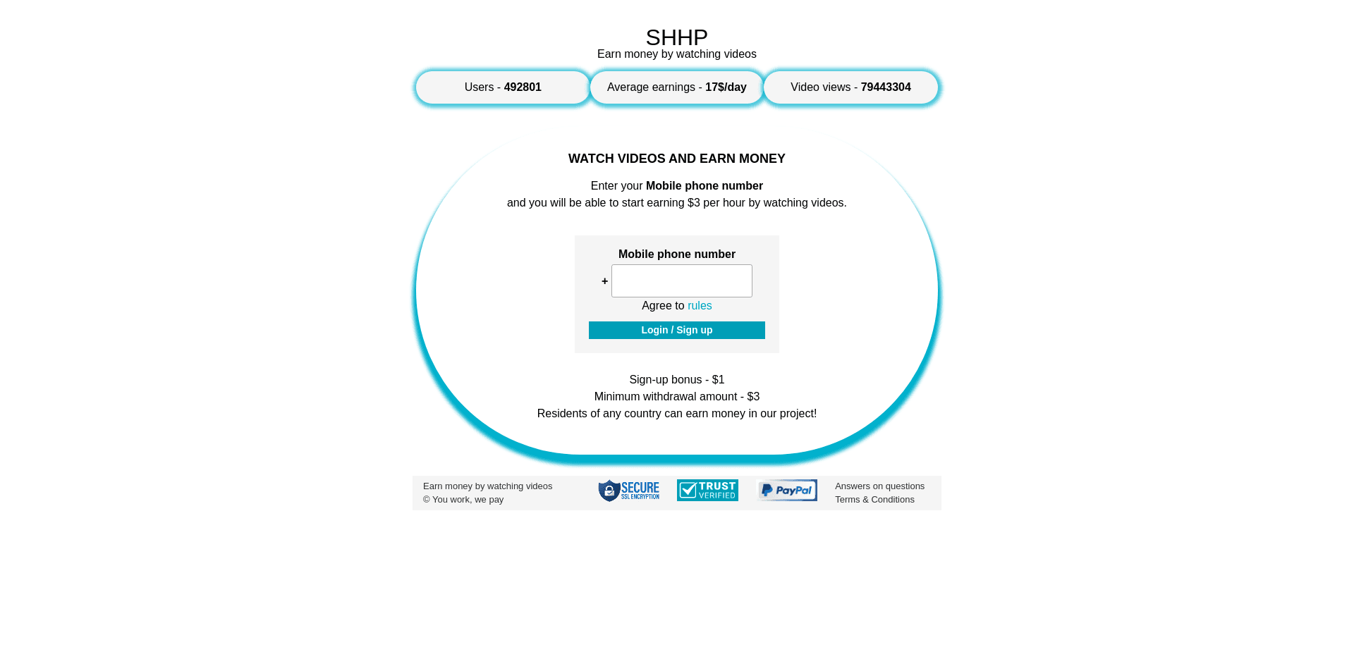 Screenshot for shhp.pw - 0