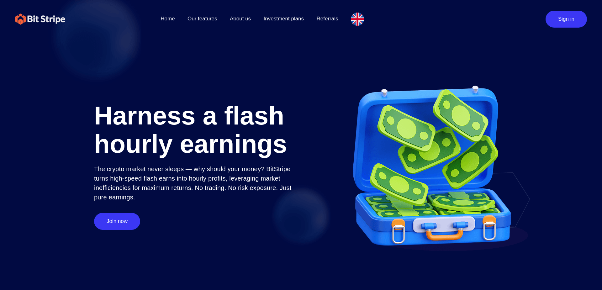 Screenshot for bitstripe.top - 2