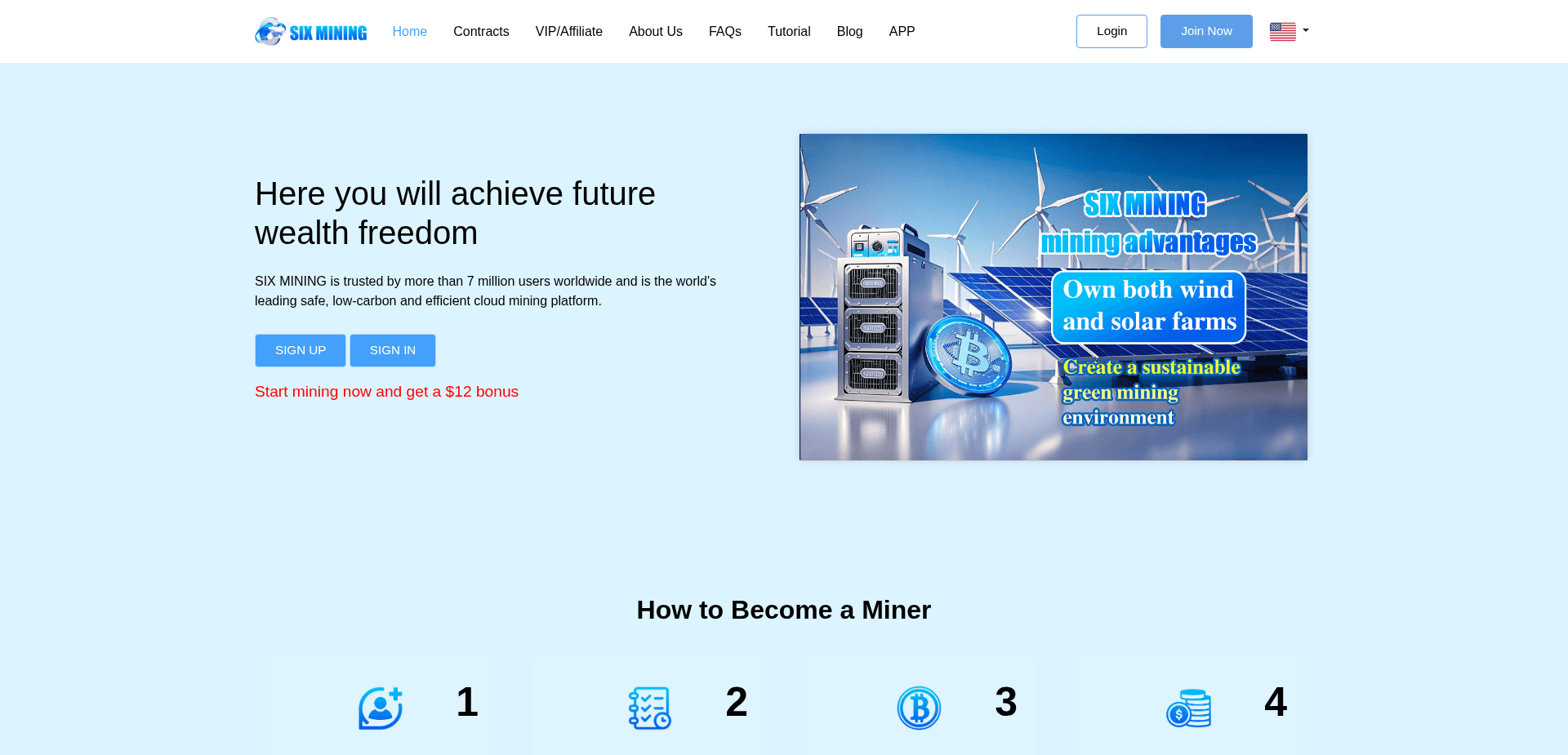 Screenshot for sixmining.com - 3