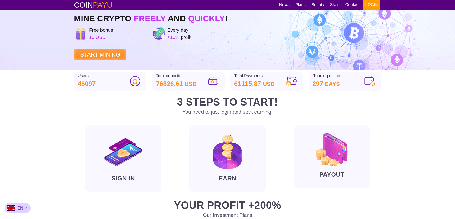 Screenshot for coinpayu.biz - 0