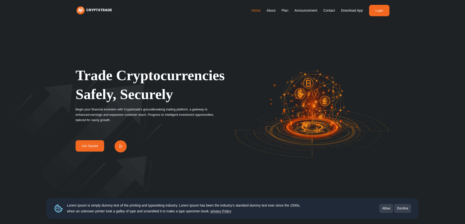 Screenshot for cryptxtrade.com - 0