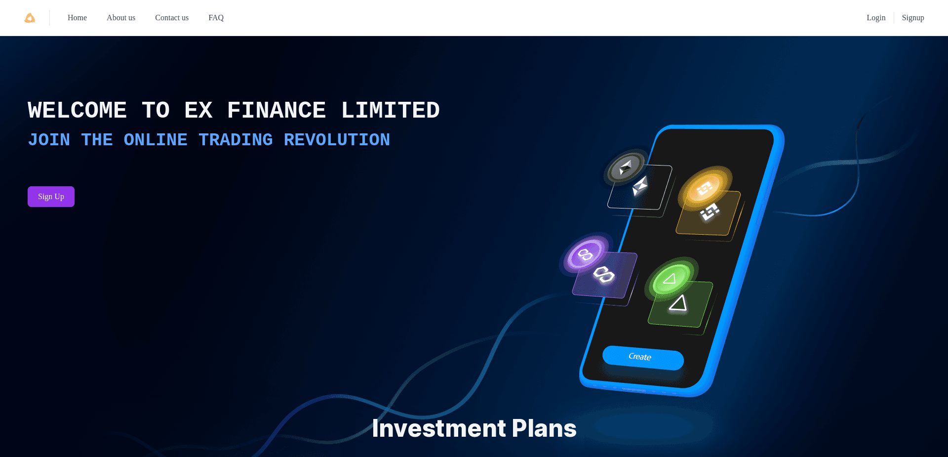 Screenshot for exfinance.online - 2