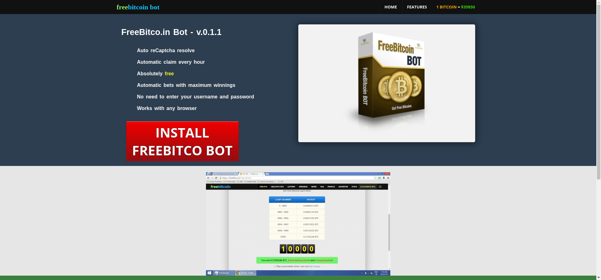 Freebitco Bot отзывы и обзор. Развод, лохотрон или правда. Только честные и правдивые отзывы на Baxov.Net