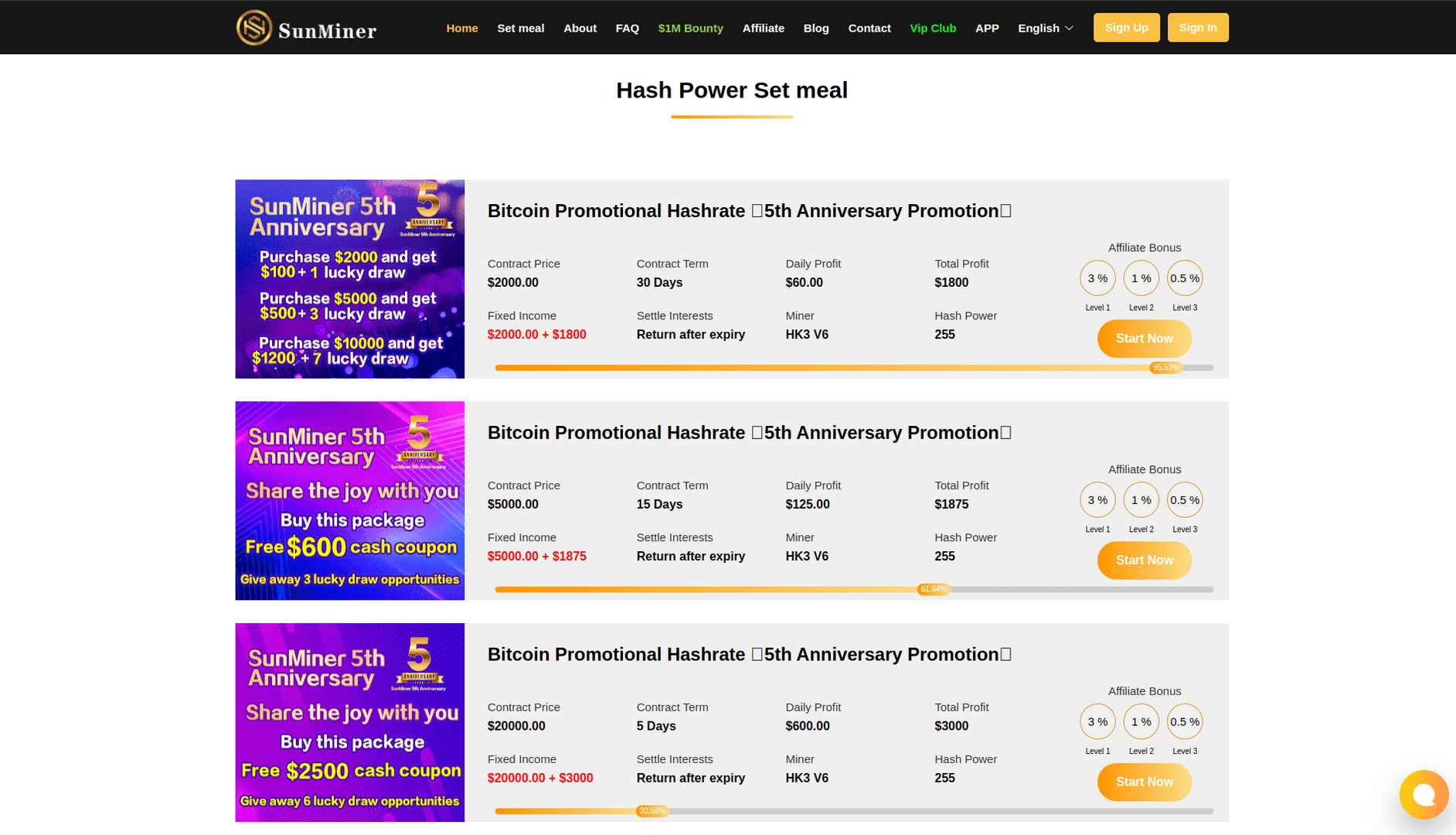 Sun Miner - обзор лохотрона