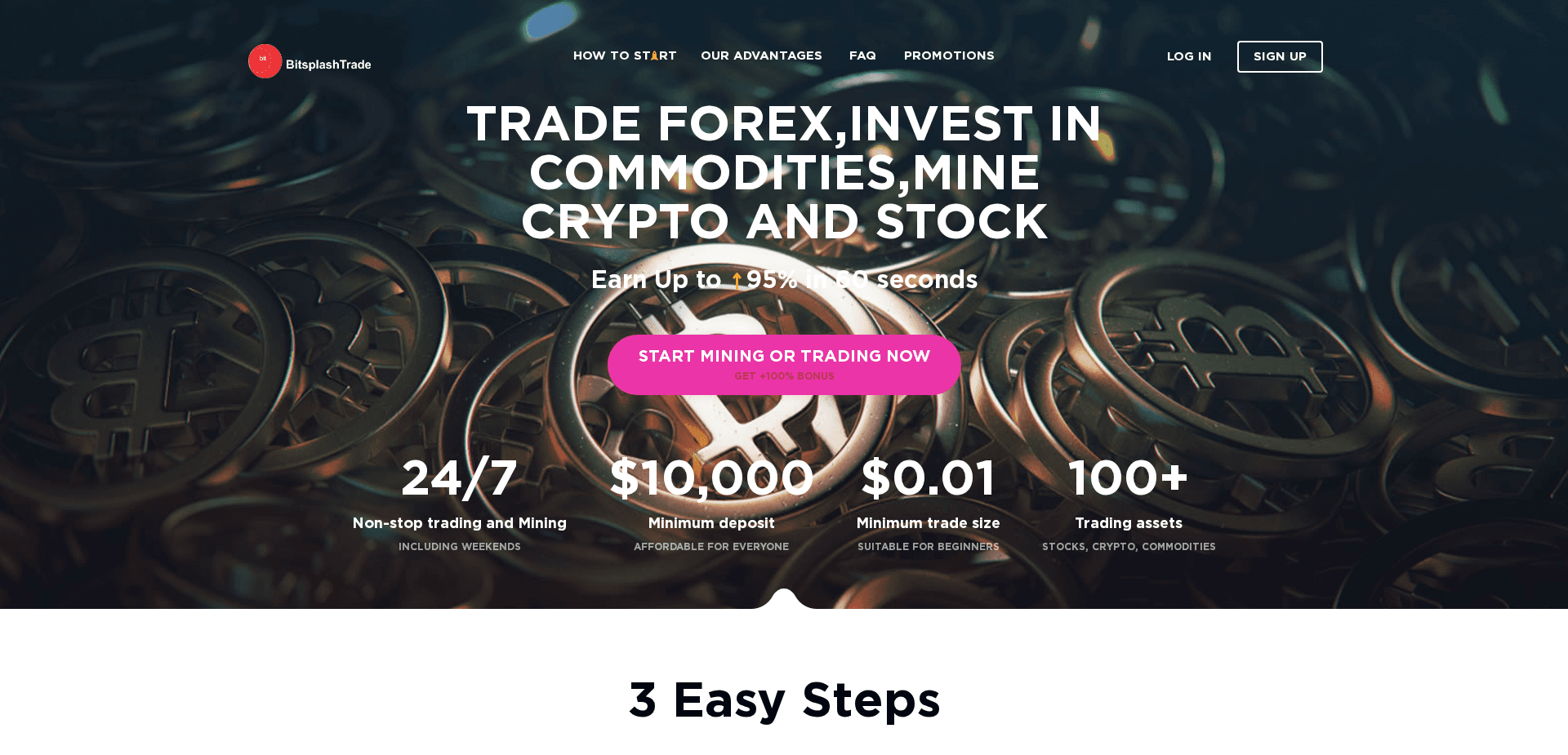 Screenshot for bitsplash-trade.com - 1