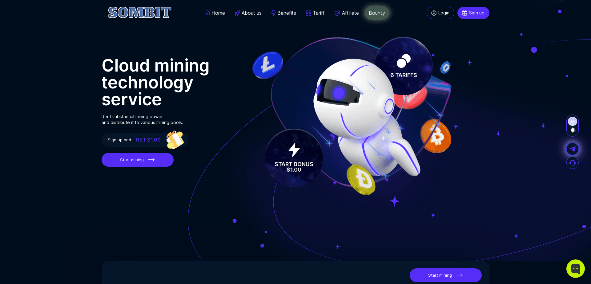 Screenshot for sombit.biz - 1