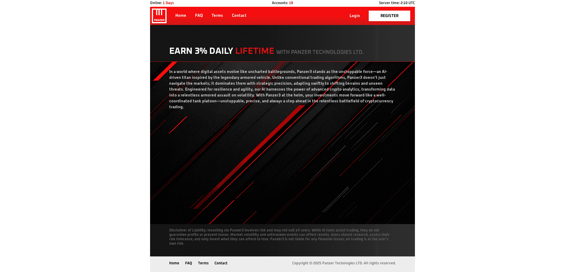 Screenshot for panzer3.cc - 0