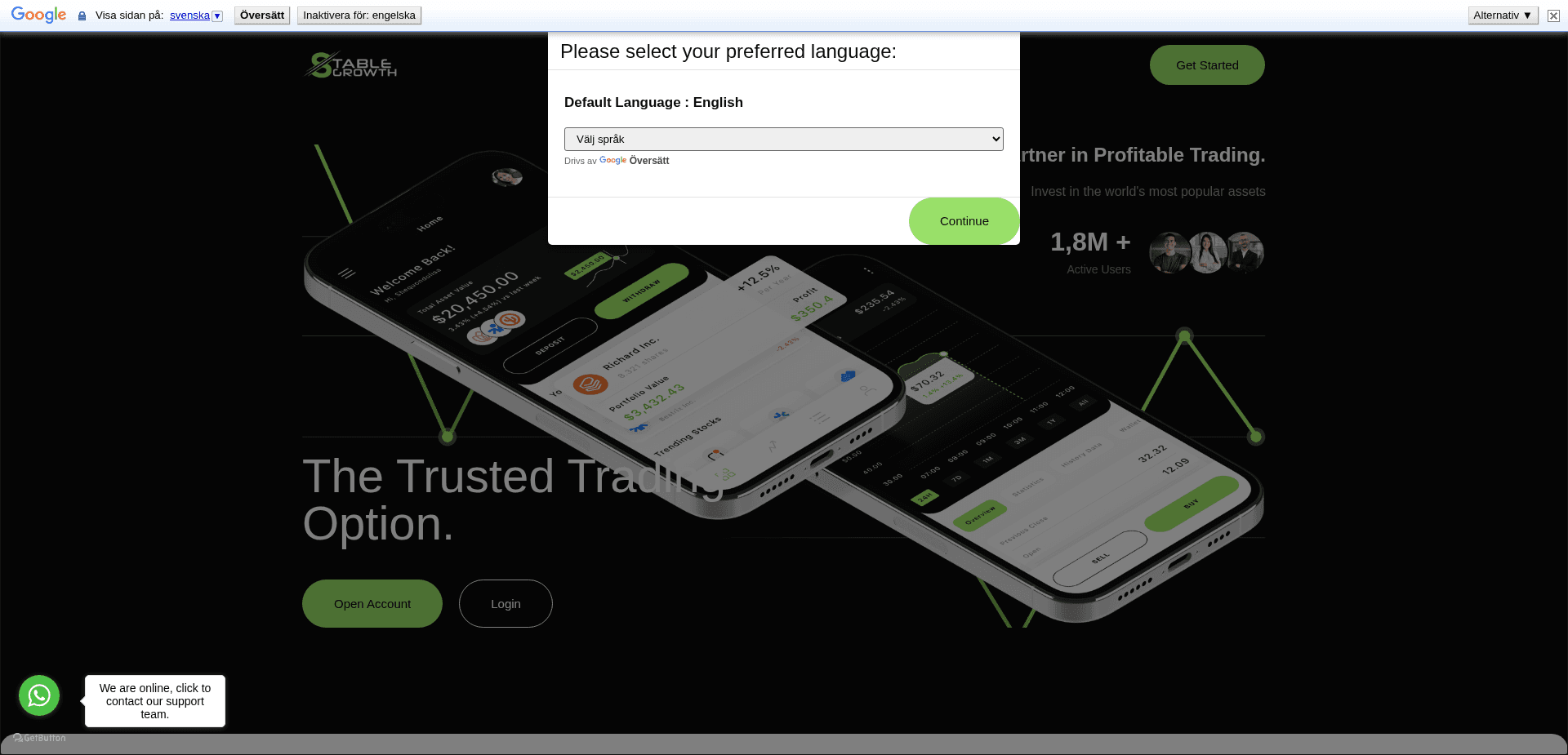 Screenshot for stablegrowth.us - 1
