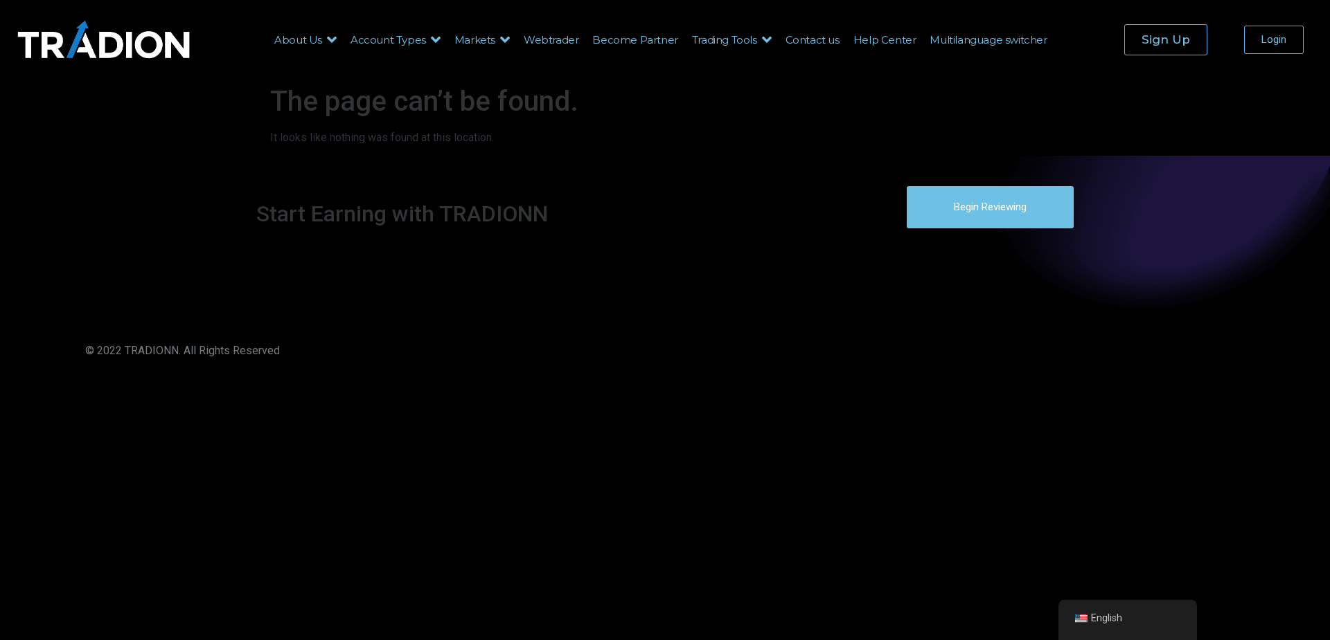 Screenshot for tradionn.com - 0