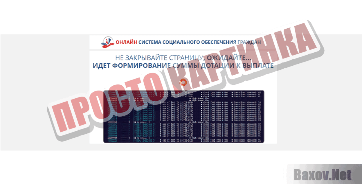 Онлайн система социального обеспечения граждан Просто картинка