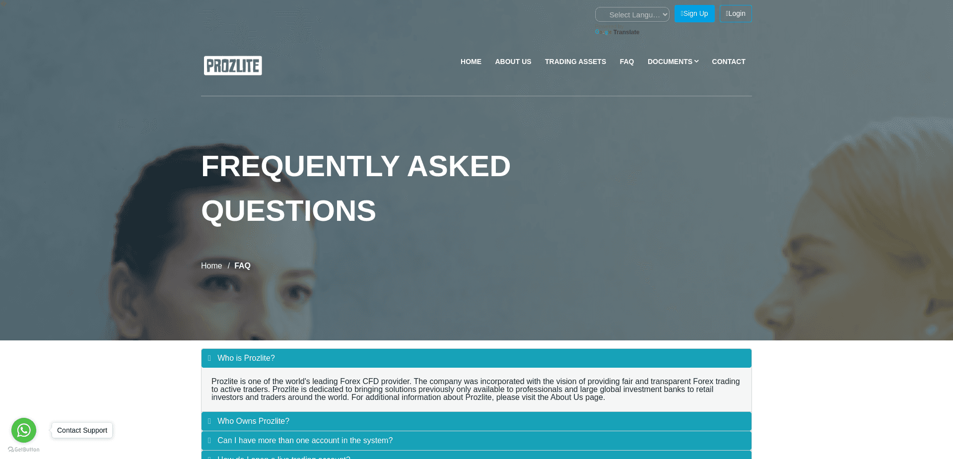 Screenshot for prozlite.com - 4