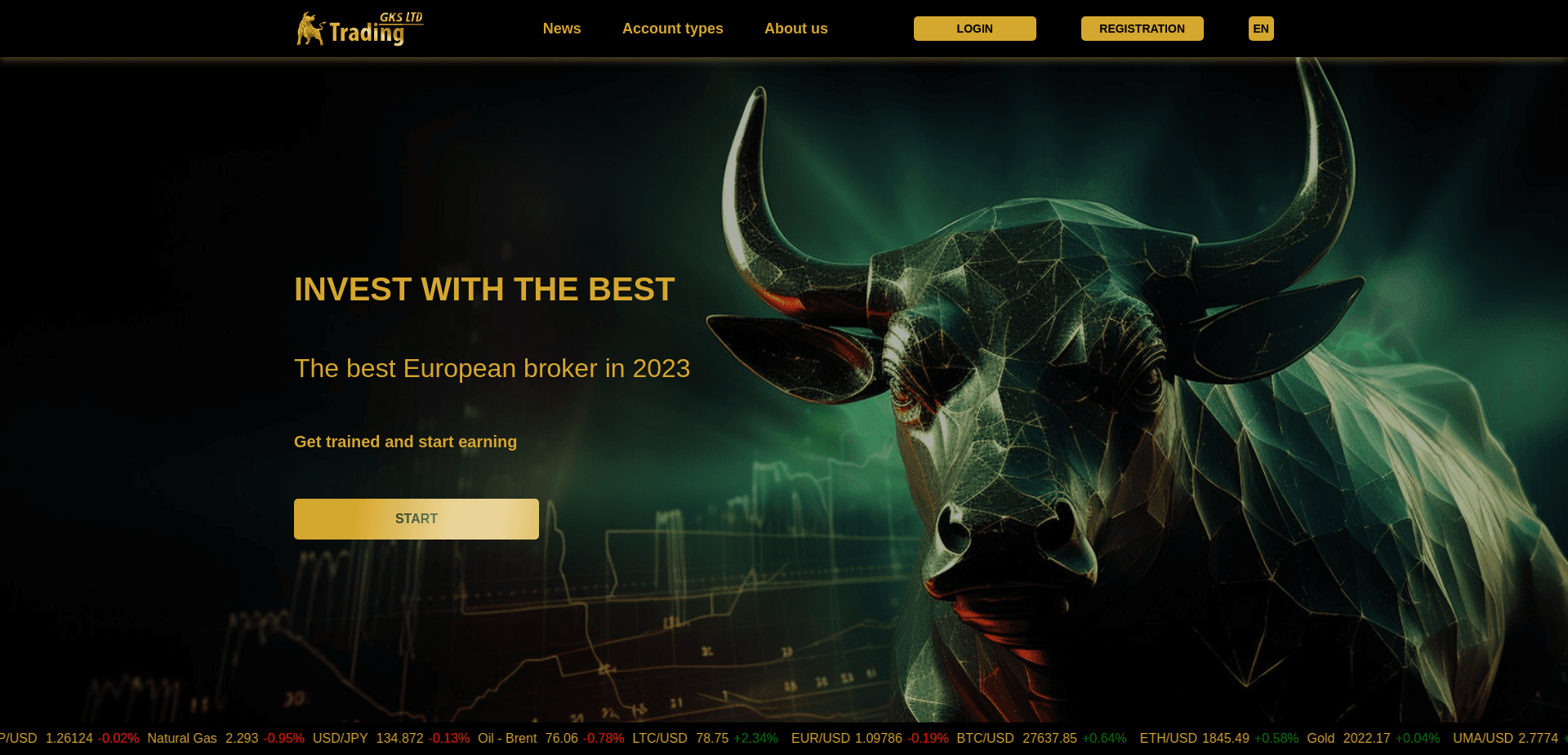 Screenshot for gks-trading.com - 0