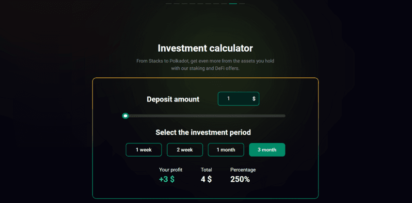 обещания дохода на сайте мошенников 