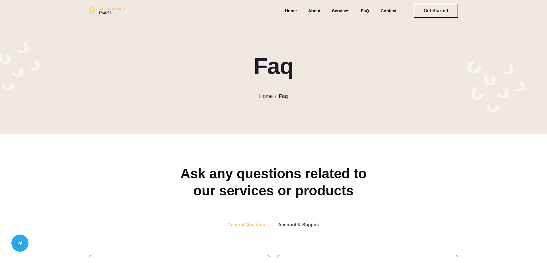 Screenshot for digimarkettrade.com - 0