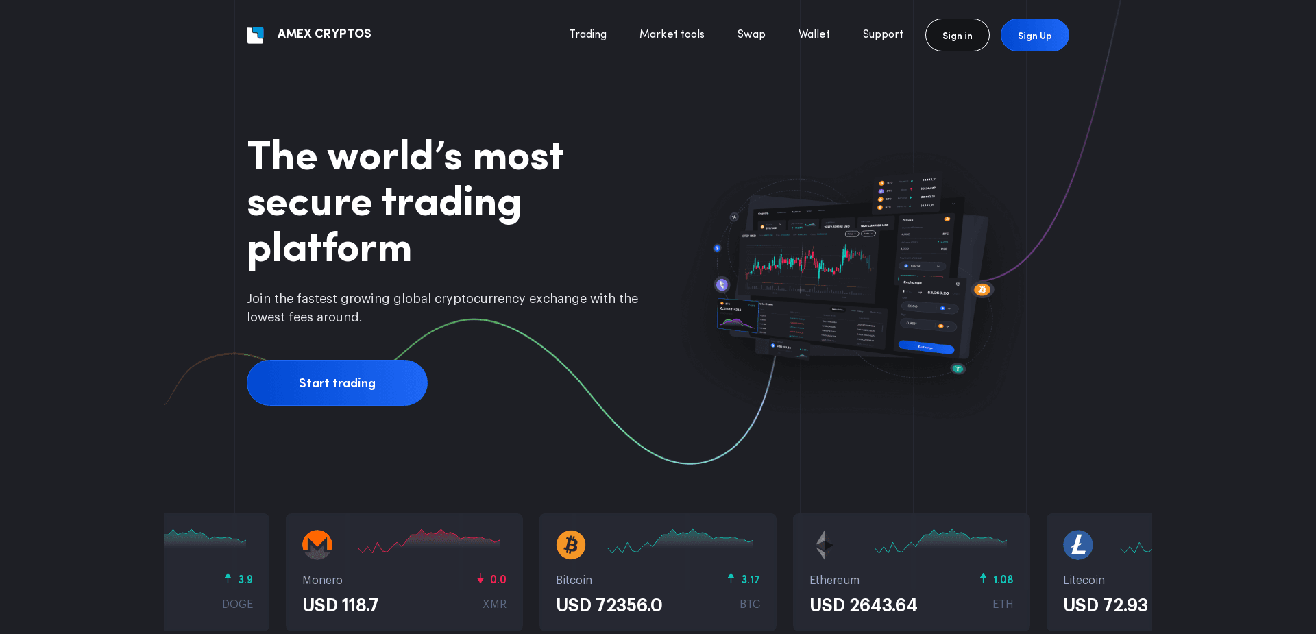 Screenshot for amexcryptos.pro - 0