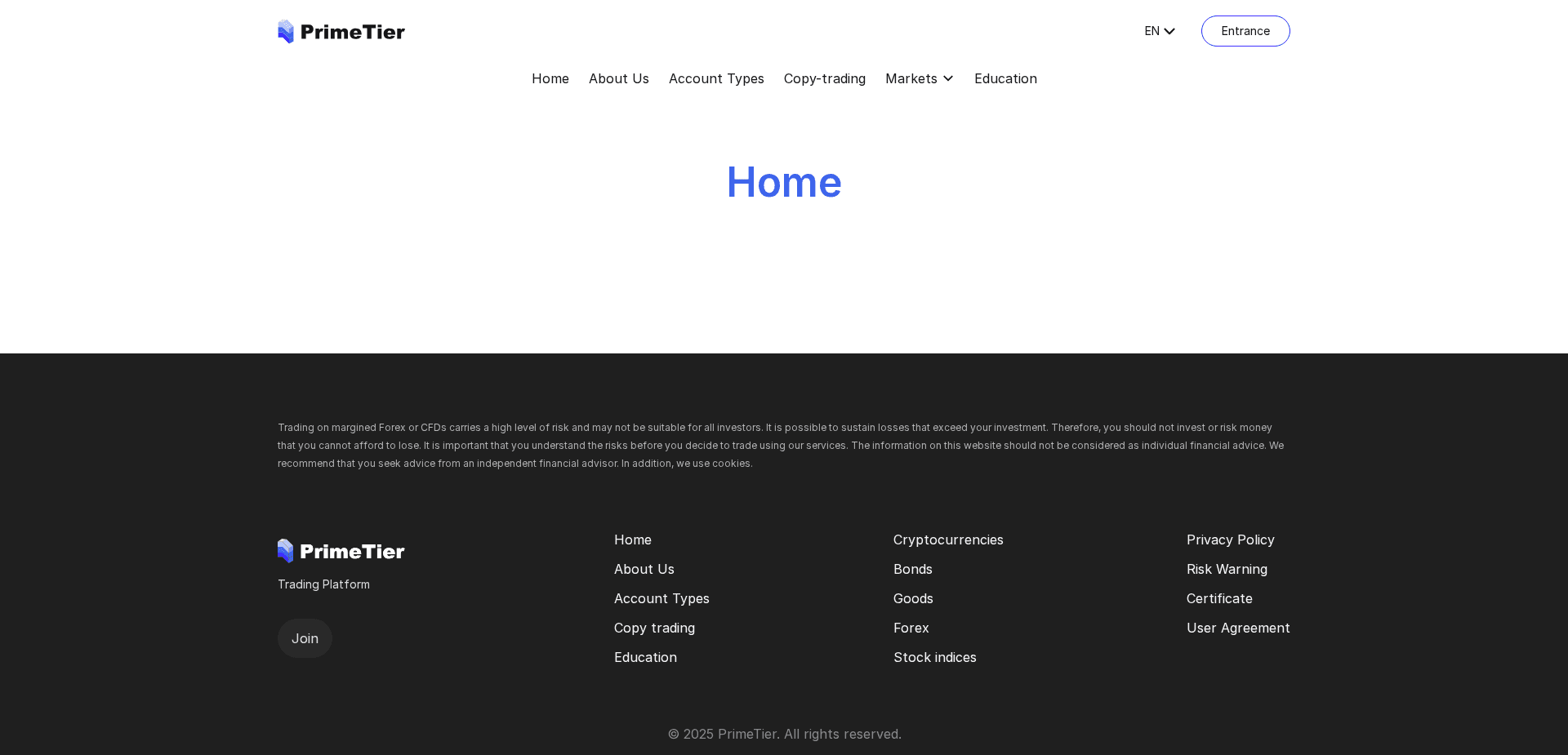 Screenshot for primetier.pro - 0