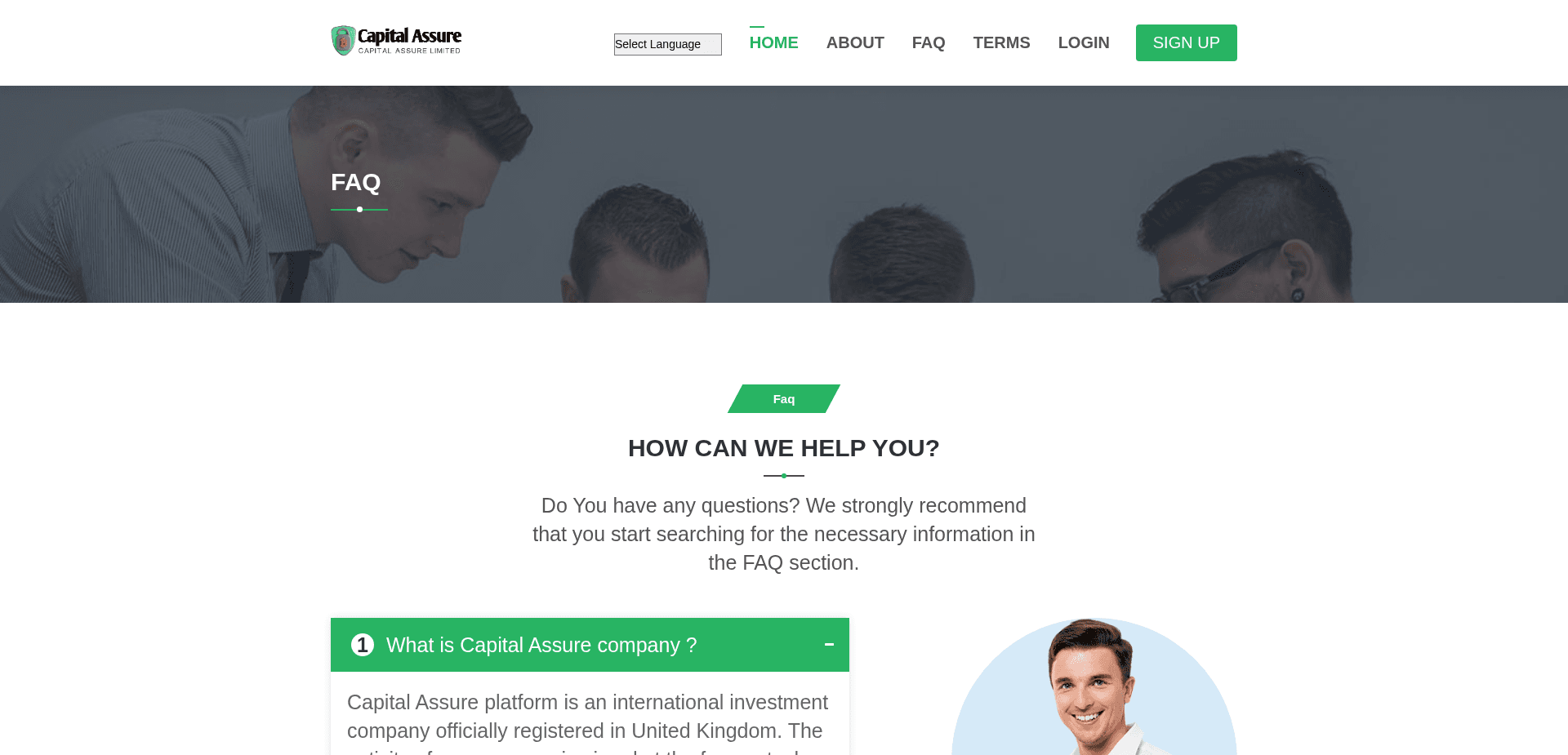 Screenshot for capassures-limited.com - 0